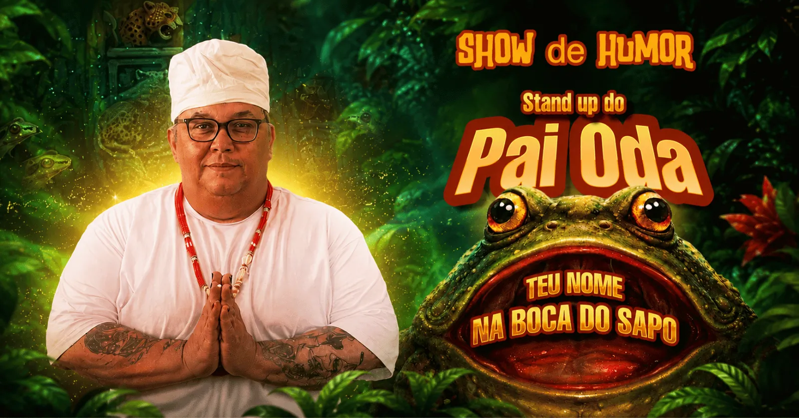 Cartaz do show Wilson Jaguara